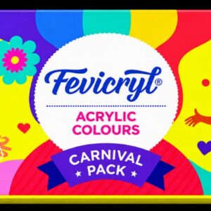 fevicryl(ACRYLIC COLOURS) carnival pack .14 shades