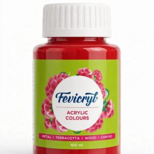FEVICRYL ACRYLIC COLOURS 100 ML CRIMSON -04