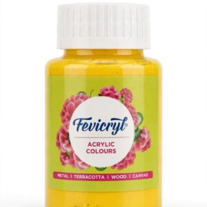 FEVICRYL ACRYLIC COLOURS 100 ML CHROME YELLOW -03