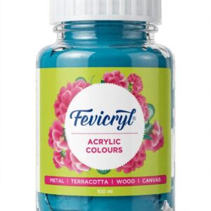 FEVICRYL ACRYLIC COLOURS 100 ML TURQUOISE BLUE -22