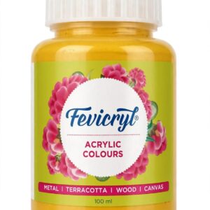 FEVICRYL ACRYLIC COLOURS 100 ML GOLDEN YELLOW -09