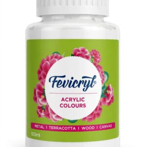 FEVICRYL ACRYLIC COLOURS 100 ML WHITE -27