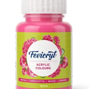 FEVICRYL ACRYLIC COLOURS 100 ML PINK -18