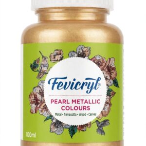 FEVICRYL PEARL METALIC  COLOURS 100 ML  GOLD 352