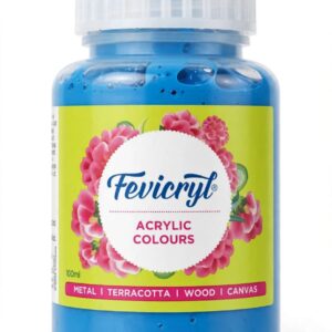 FEVICRYL ACRYLIC COLOURS 100 ML CERULEAN BLUE -32