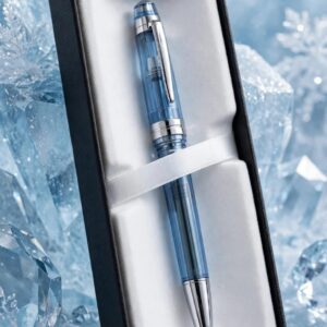 CROSS BAILEY BLUE LACQUER / LIGHT BLUE TRANSPERENT BALL PEN