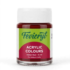 (FEVICRYL) ACRYLIC COLOURS(15ML) (INDIAN RED) NO.10