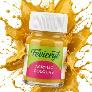 (FEVICRYL) ACRYLIC COLOURS (15ML) ( GOLDEN YELLOW) NO. 09