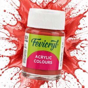 (FEVICRYL) ACRYLIC COLOURS(15ML) ( CORAL RED) NO-66