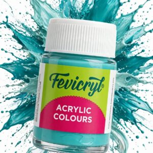 (FEVICRYL) ACRYLIC COLOURS (15 ML) (TEALBLUE) NO-68