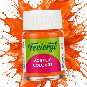FEVICRYL ACRYLIC COLOURS (15 ML) N0-17 0RANGE