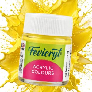 FEVICRYL ACRYLIC COLOURS (15 ML) N0-11 LEMON YELLOW