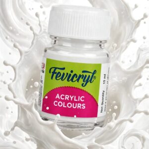 FEVICRYL ACRYLIC COLOURS (15 ML) N0-27  WHITE