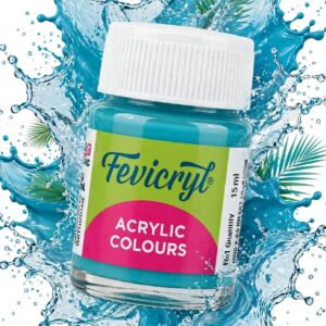 FEVICRYL ACRYLIC COLOURS (15 ML) N0-22 TURQUOISE BLUE