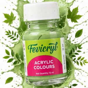FEVICRYL ACRYLIC COLOURS (15 ML) N0-12  LIGHT GREEN