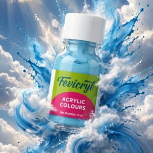 FEVICRYL ACRYLIC COLOURS (15 ML) N0-63 SKY BLUE