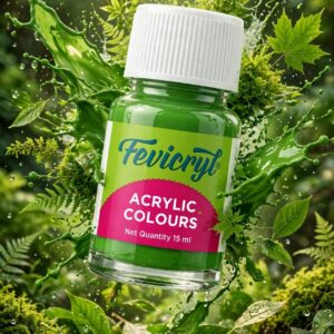 FEVICRYL ACRYLIC COLOURS (15 ML) N0- 62 LEAF GREEN