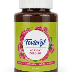 FEVICRYL ACRYLIC COLOURS 100 ML DARK BROWN-05