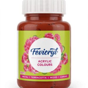 FEVICRYL ACRYLIC COLOURS 100 ML BRUNT SIENNA -01