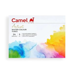 CAMEL ARTIST WATER COLOURS TUBES  (24 SHADES) 5ml