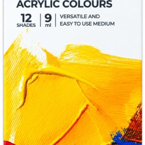 CAMEL ARTIST ACRYLIC COLOURS (12 SHADES) 9 ml