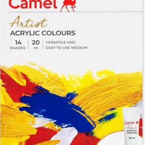 CAMEL ARTIST ACRYLIC COLOURS (14 SHADES) 20 ml