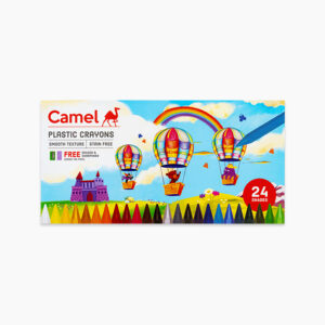 Camel Plastic Crayons (24 Shades)