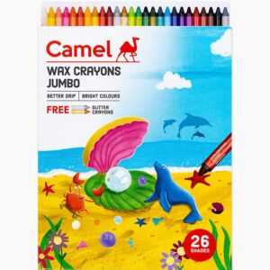 Camel Wax crayons Jumbo (26 Shades)