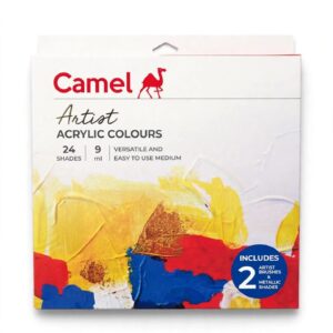 CAMEL ARTIST ACRYLIC COLOURS (24 SHADES) 9ml